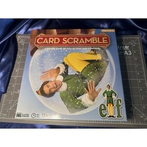 NEW SEALED!Buddy the Elf Card Scramble Collection & Strategy Board Game Aquarius